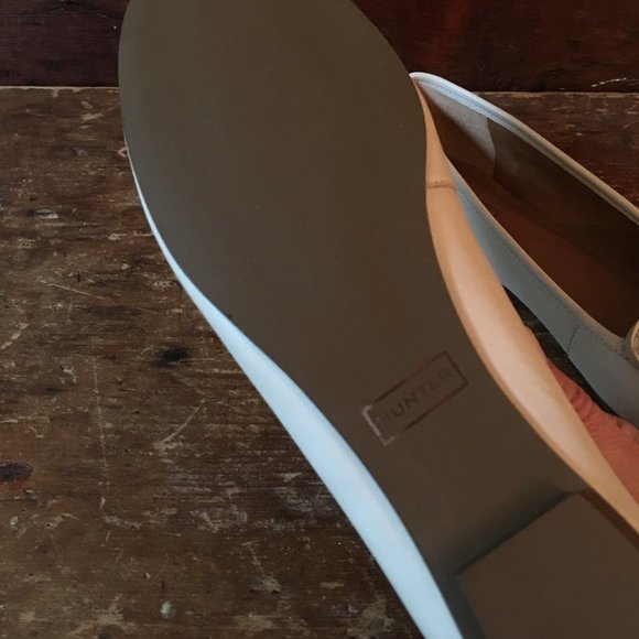 Hunter Boots Circa 2010 Leather Flat Shoe Size 7 - Picture 5 of 5